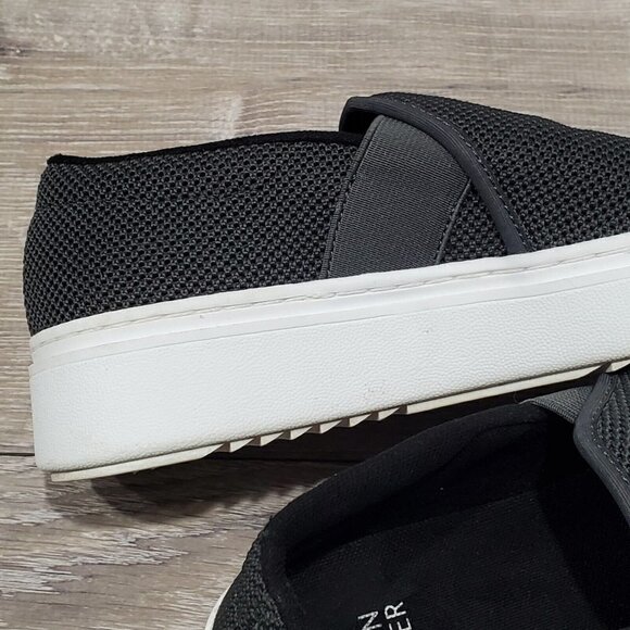 Eileen Fisher Pep Graphite Gray Mesh Slip On Platform Sneakers Shoes Womens Sz 5 - Picture 8 of 13